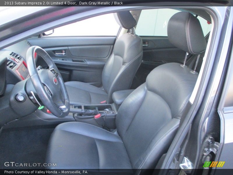 Dark Gray Metallic / Black 2013 Subaru Impreza 2.0i Limited 4 Door