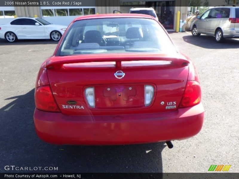 Code Red / Sage 2006 Nissan Sentra 1.8 S
