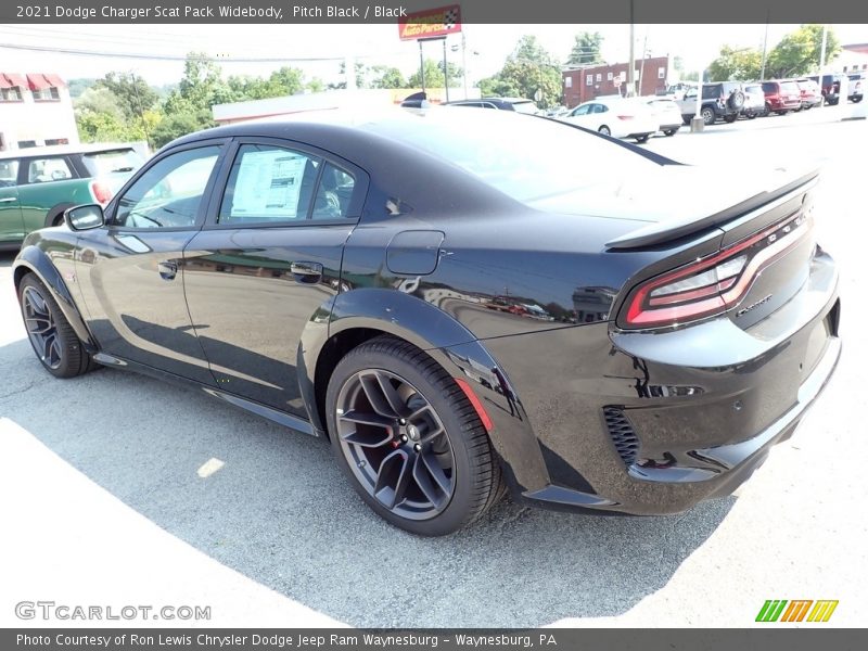 Pitch Black / Black 2021 Dodge Charger Scat Pack Widebody
