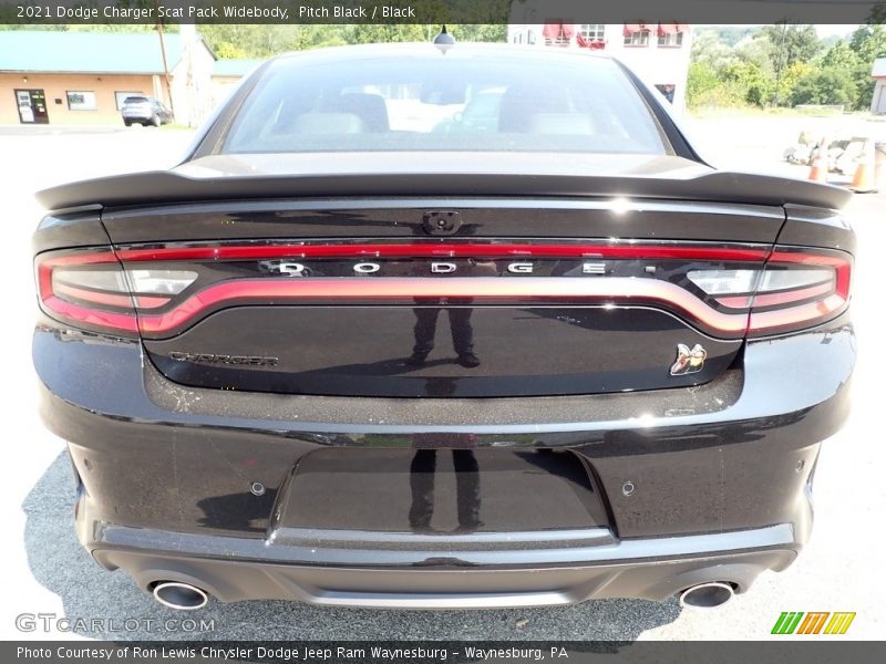 Pitch Black / Black 2021 Dodge Charger Scat Pack Widebody