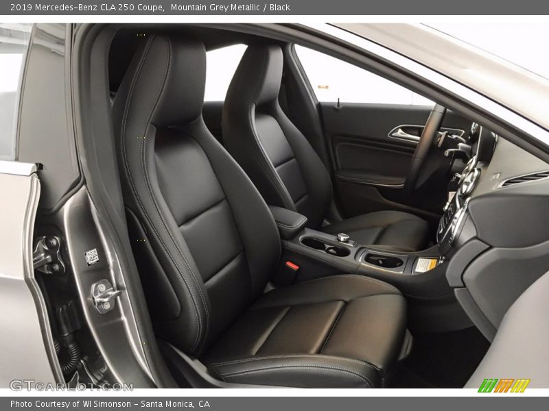 Mountain Grey Metallic / Black 2019 Mercedes-Benz CLA 250 Coupe