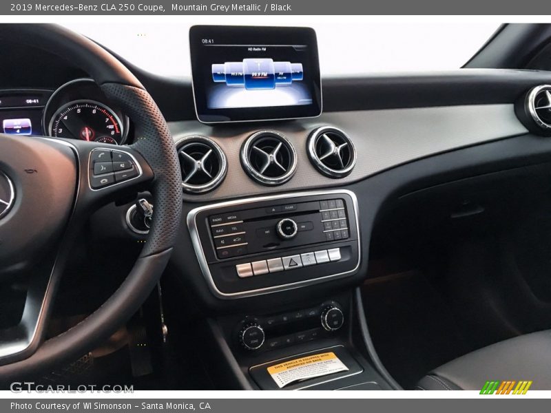 Mountain Grey Metallic / Black 2019 Mercedes-Benz CLA 250 Coupe