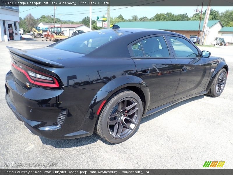 Pitch Black / Black 2021 Dodge Charger Scat Pack Widebody