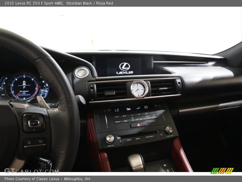 Obsidian Black / Rioja Red 2015 Lexus RC 350 F Sport AWD