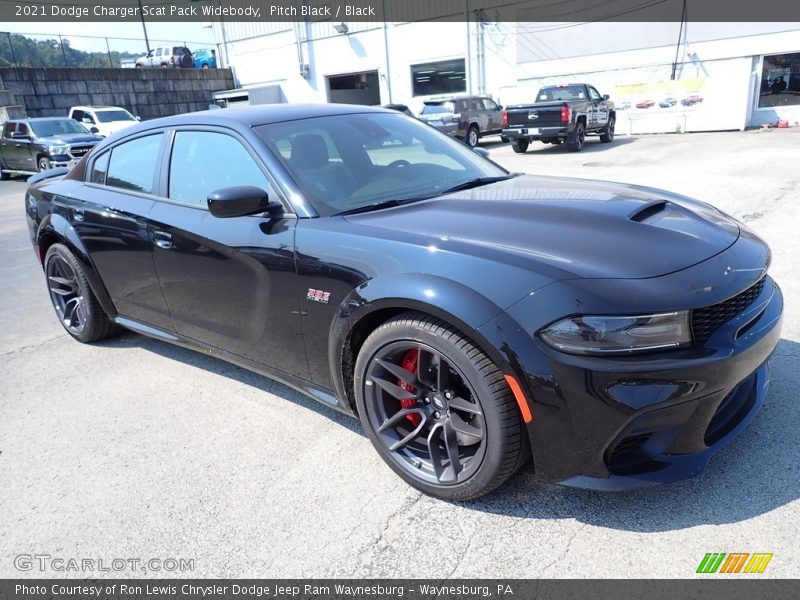 Front 3/4 View of 2021 Charger Scat Pack Widebody
