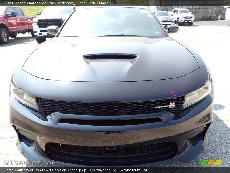 Pitch Black / Black 2021 Dodge Charger Scat Pack Widebody
