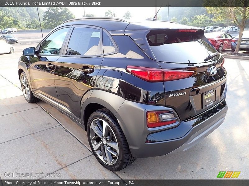 Ultra Black / Black 2018 Hyundai Kona Limited AWD
