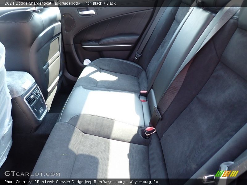 Rear Seat of 2021 Charger Scat Pack Widebody