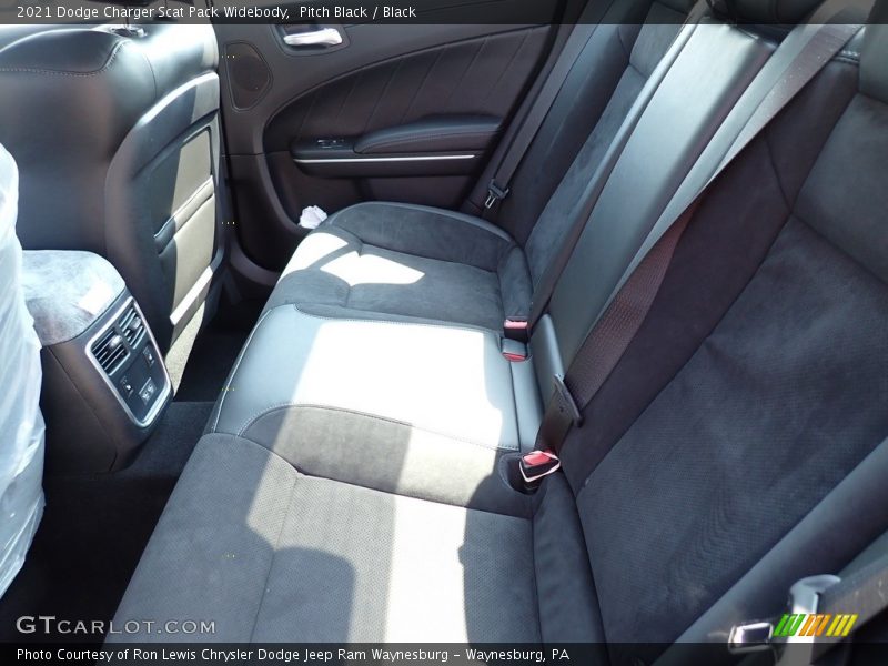 Rear Seat of 2021 Charger Scat Pack Widebody