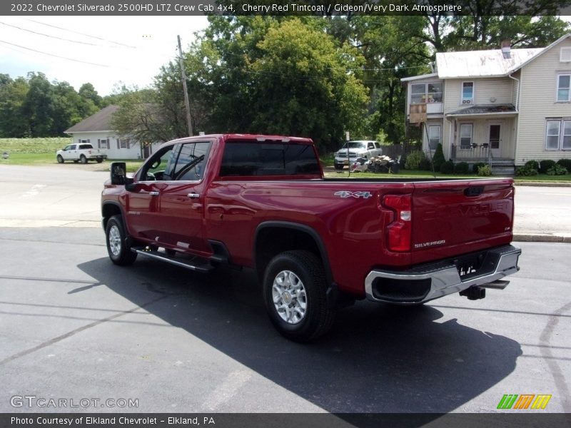 Cherry Red Tintcoat / Gideon/Very Dark Atmosphere 2022 Chevrolet Silverado 2500HD LTZ Crew Cab 4x4