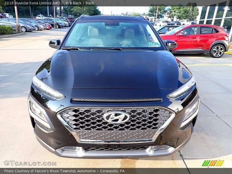 Ultra Black / Black 2018 Hyundai Kona Limited AWD