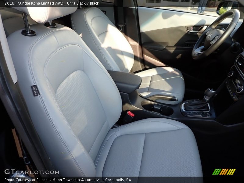 Front Seat of 2018 Kona Limited AWD