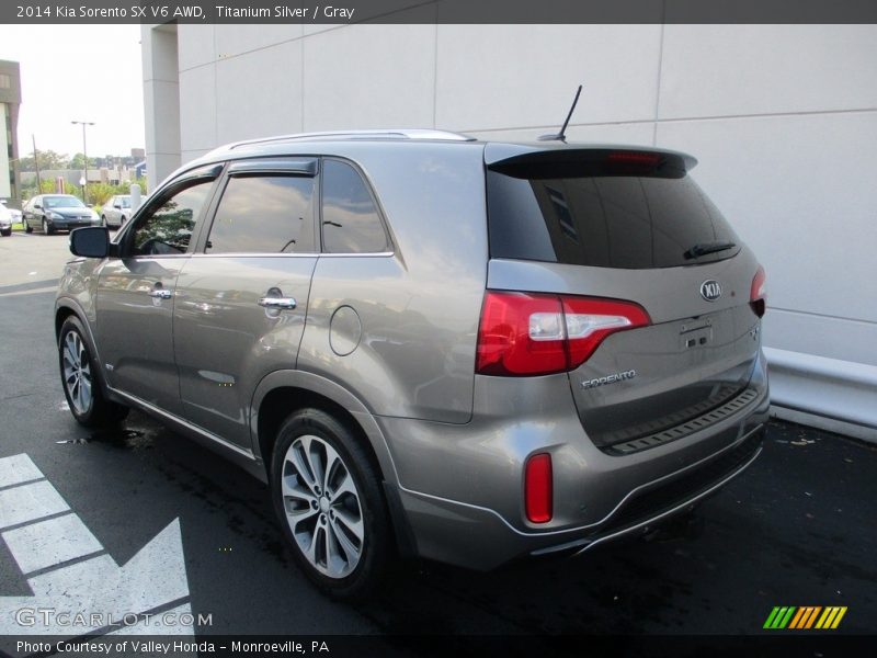 Titanium Silver / Gray 2014 Kia Sorento SX V6 AWD