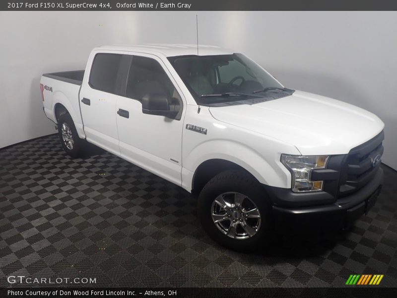 Oxford White / Earth Gray 2017 Ford F150 XL SuperCrew 4x4
