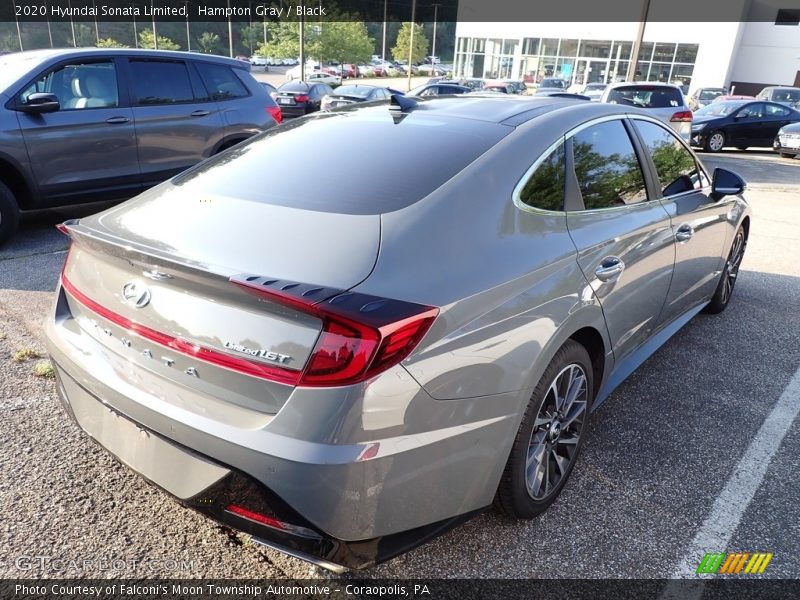 Hampton Gray / Black 2020 Hyundai Sonata Limited