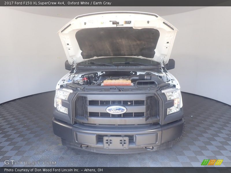 Oxford White / Earth Gray 2017 Ford F150 XL SuperCrew 4x4