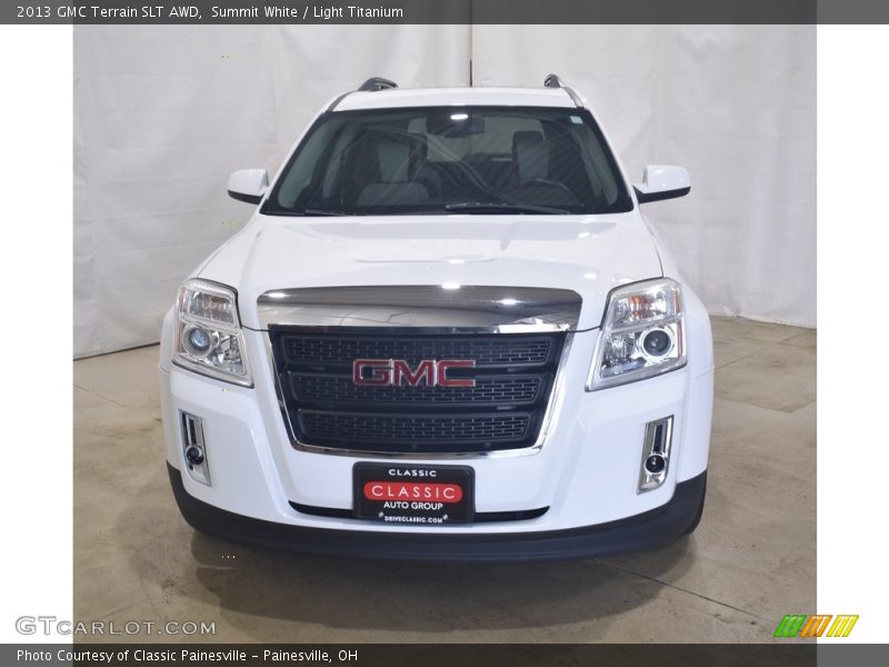 Summit White / Light Titanium 2013 GMC Terrain SLT AWD