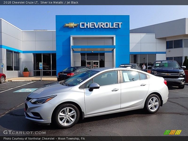 Silver Ice Metallic / Jet Black 2018 Chevrolet Cruze LT