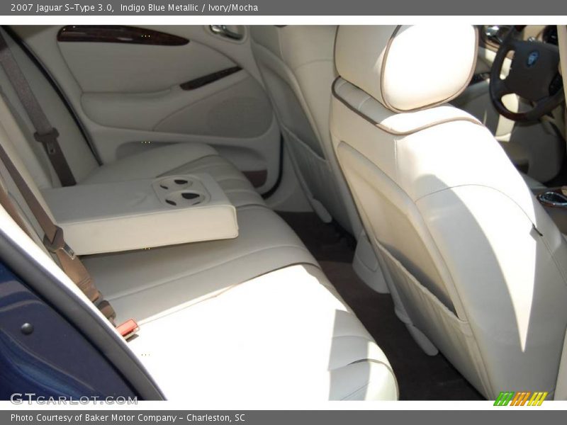 Indigo Blue Metallic / Ivory/Mocha 2007 Jaguar S-Type 3.0