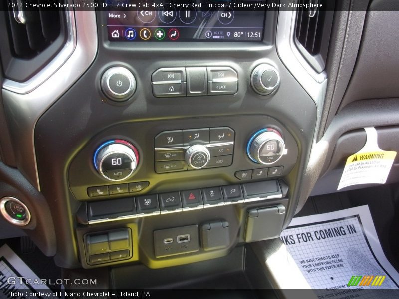 Controls of 2022 Silverado 2500HD LTZ Crew Cab 4x4