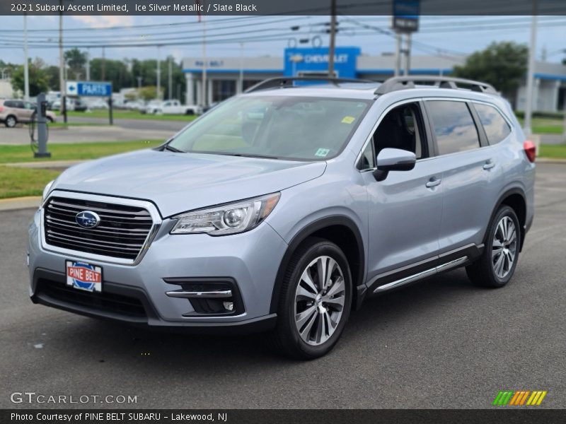 Ice Silver Metallic / Slate Black 2021 Subaru Ascent Limited