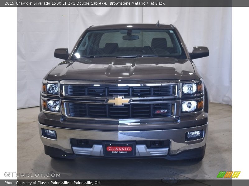 Brownstone Metallic / Jet Black 2015 Chevrolet Silverado 1500 LT Z71 Double Cab 4x4