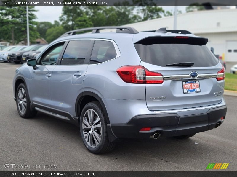 Ice Silver Metallic / Slate Black 2021 Subaru Ascent Limited