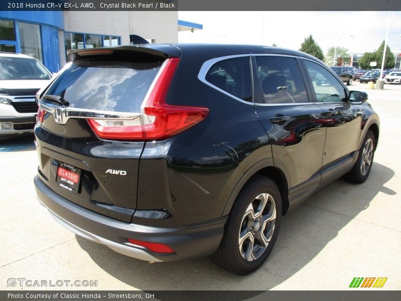 Crystal Black Pearl / Black 2018 Honda CR-V EX-L AWD