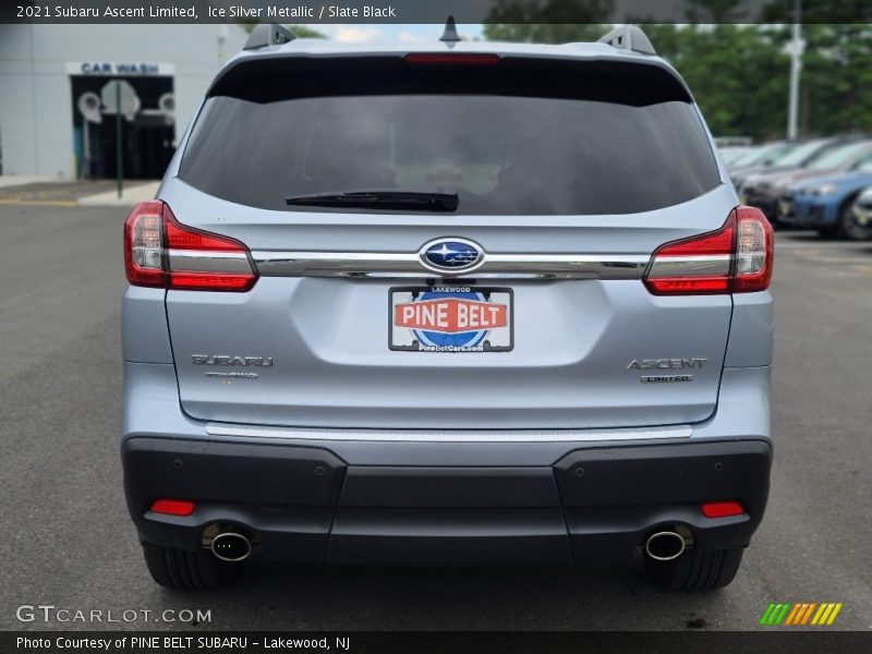 Ice Silver Metallic / Slate Black 2021 Subaru Ascent Limited