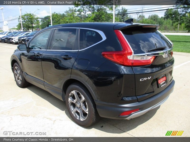 Crystal Black Pearl / Black 2018 Honda CR-V EX-L AWD