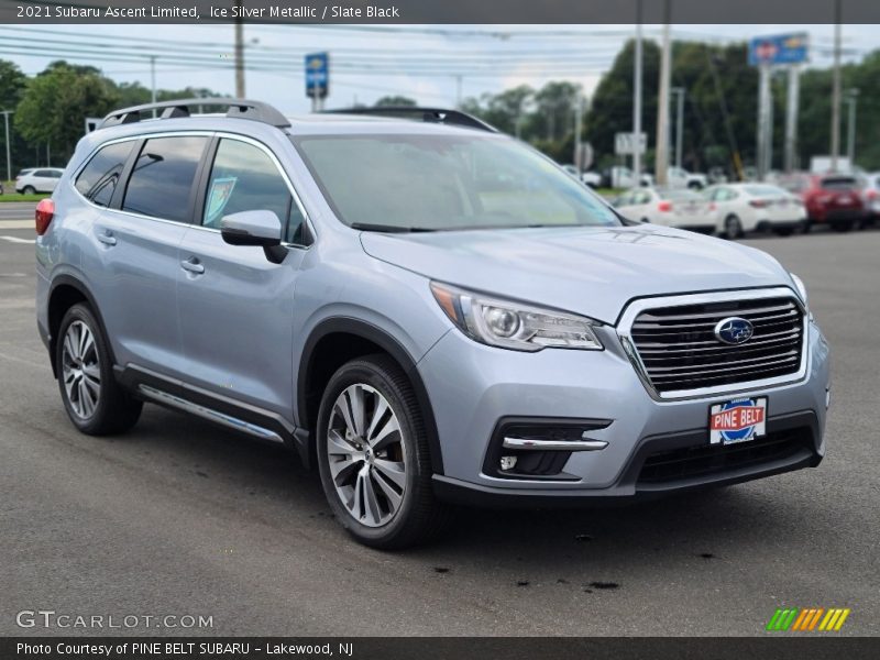 Ice Silver Metallic / Slate Black 2021 Subaru Ascent Limited