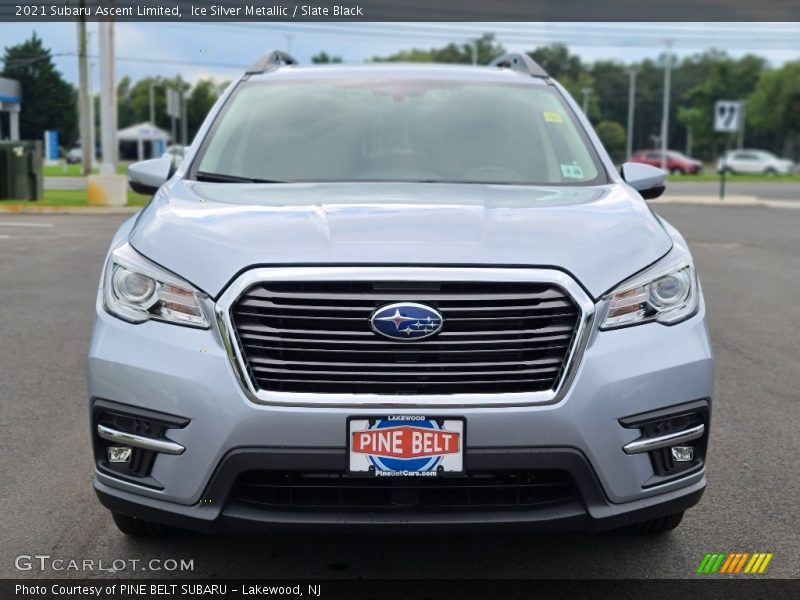 Ice Silver Metallic / Slate Black 2021 Subaru Ascent Limited