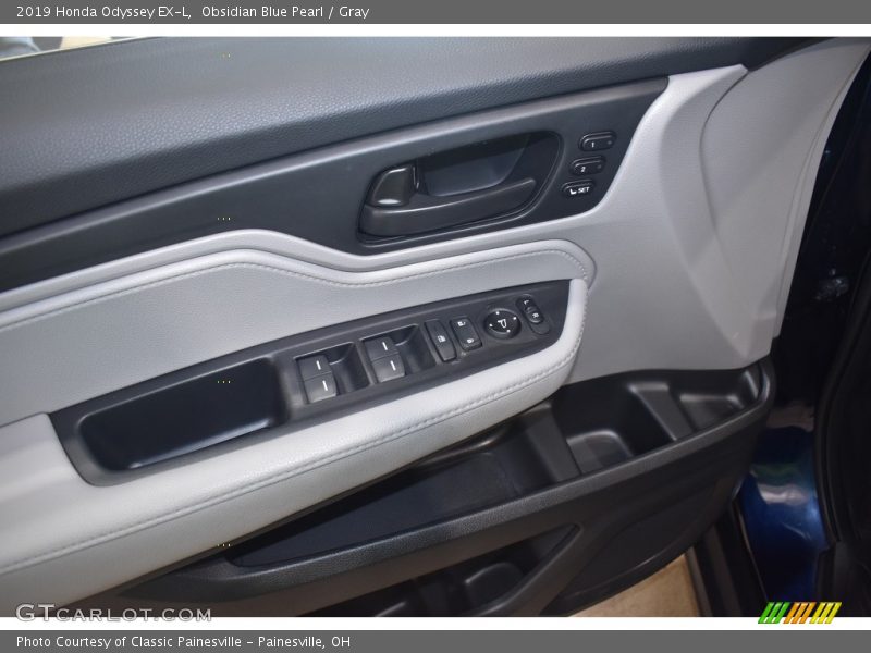 Obsidian Blue Pearl / Gray 2019 Honda Odyssey EX-L