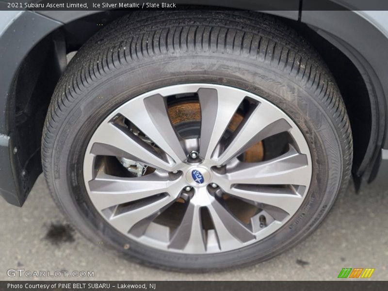 Ice Silver Metallic / Slate Black 2021 Subaru Ascent Limited