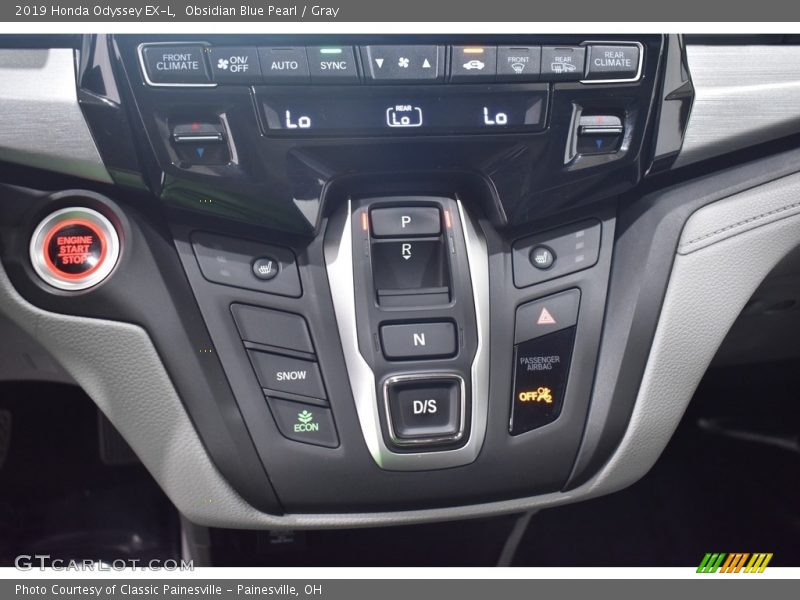 Obsidian Blue Pearl / Gray 2019 Honda Odyssey EX-L