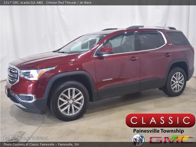 Crimson Red Tintcoat / Jet Black 2017 GMC Acadia SLE AWD