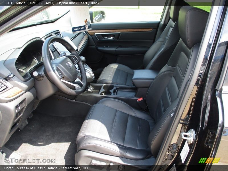 Crystal Black Pearl / Black 2018 Honda CR-V EX-L AWD