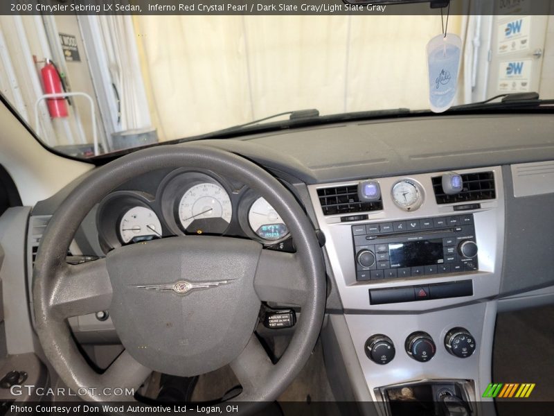 Inferno Red Crystal Pearl / Dark Slate Gray/Light Slate Gray 2008 Chrysler Sebring LX Sedan