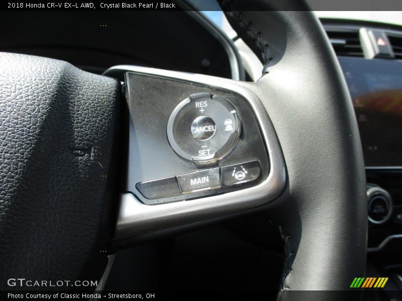 Crystal Black Pearl / Black 2018 Honda CR-V EX-L AWD