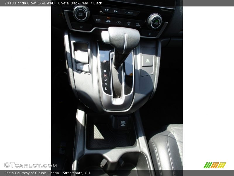Crystal Black Pearl / Black 2018 Honda CR-V EX-L AWD