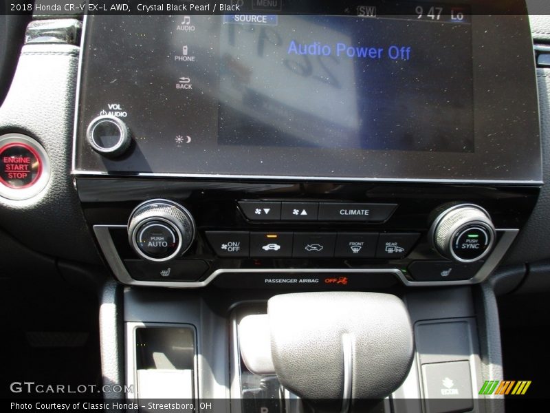 Crystal Black Pearl / Black 2018 Honda CR-V EX-L AWD
