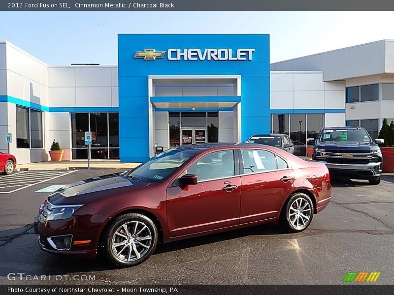 Cinnamon Metallic / Charcoal Black 2012 Ford Fusion SEL