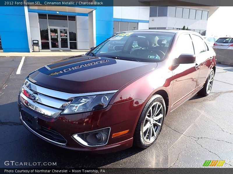Cinnamon Metallic / Charcoal Black 2012 Ford Fusion SEL