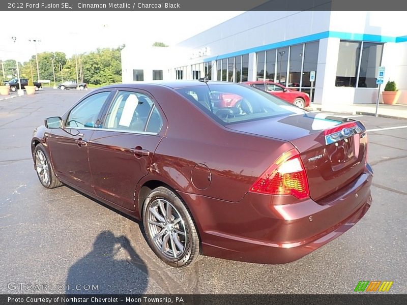 Cinnamon Metallic / Charcoal Black 2012 Ford Fusion SEL