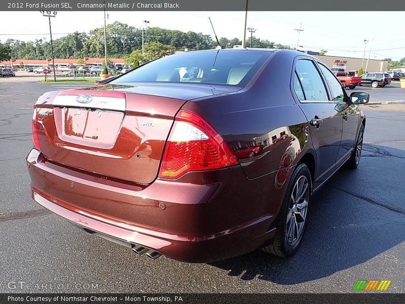 Cinnamon Metallic / Charcoal Black 2012 Ford Fusion SEL