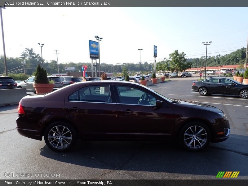 Cinnamon Metallic / Charcoal Black 2012 Ford Fusion SEL