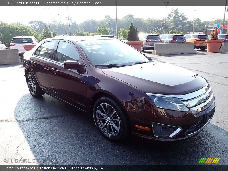 Cinnamon Metallic / Charcoal Black 2012 Ford Fusion SEL