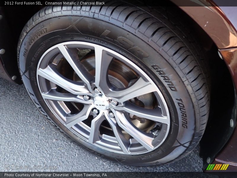 Cinnamon Metallic / Charcoal Black 2012 Ford Fusion SEL