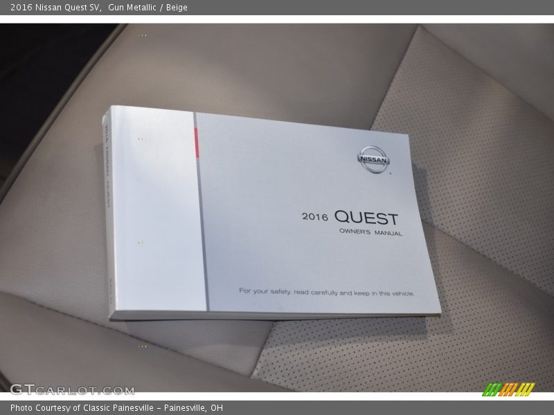 Gun Metallic / Beige 2016 Nissan Quest SV