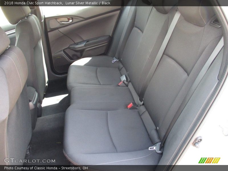 Lunar Silver Metallic / Black 2018 Honda Civic Sport Hatchback